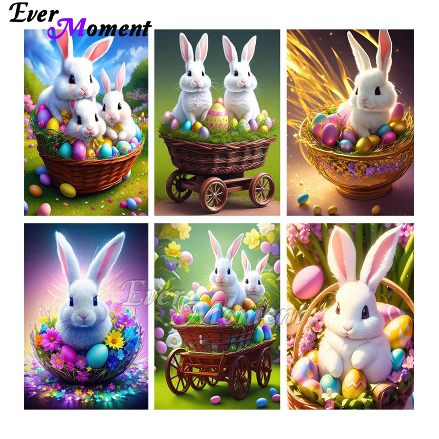 Embroidery Egg - Coniglietto di Pasqua e Uova Ever
