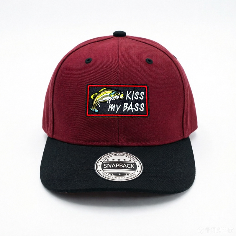 Embroidery Kiss - Nuovo Cappellino Unisex con Ricamo 'Kiss