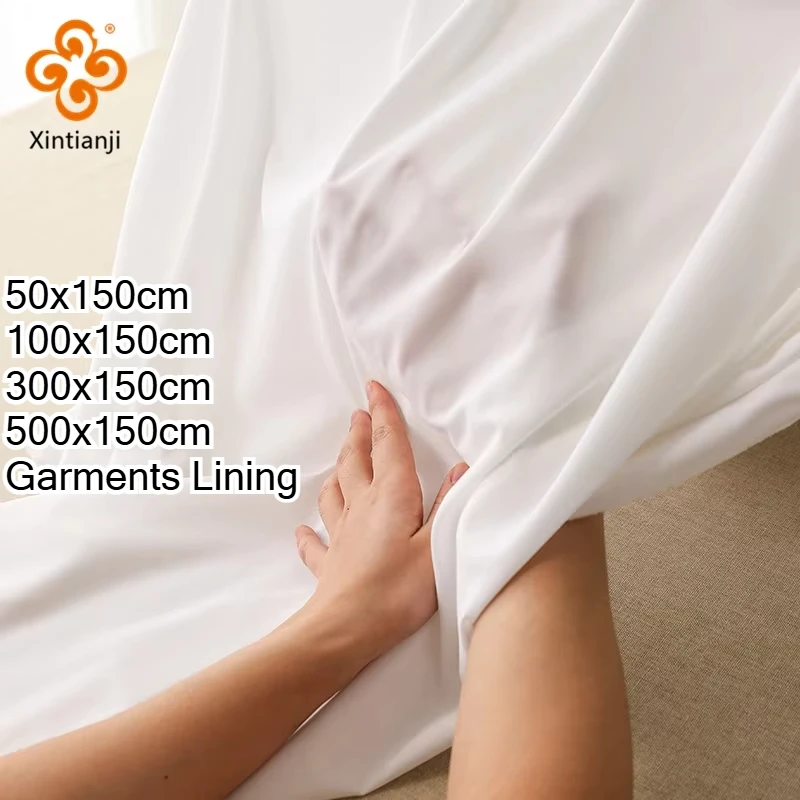 Linen Fabric Natural - 0.5m/1m/3m/5m Gonna Fodera Abito Tessuto elasticizzato
