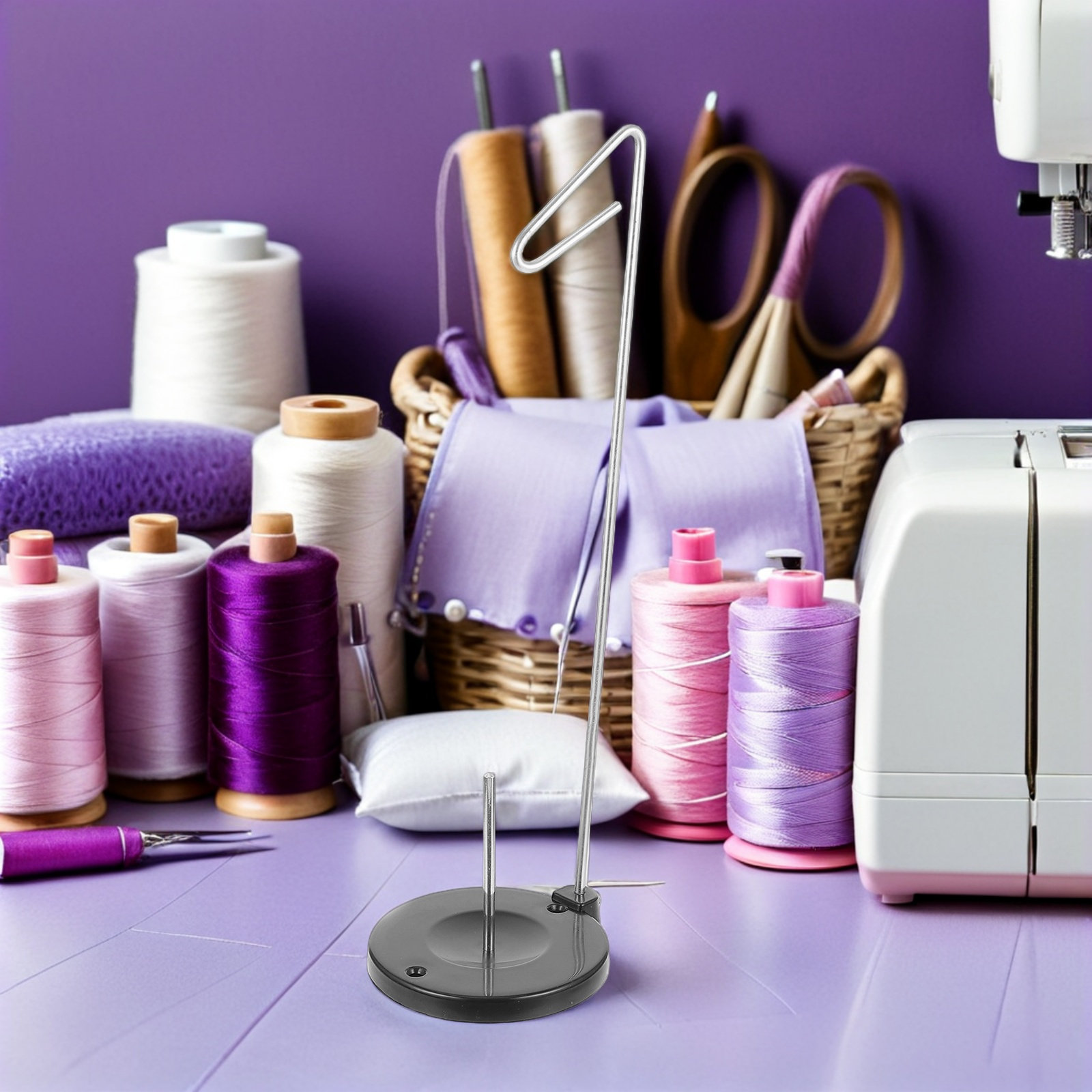Embroidery And Quilting - 4 Pezzi Supporto per Bobine Regolabile