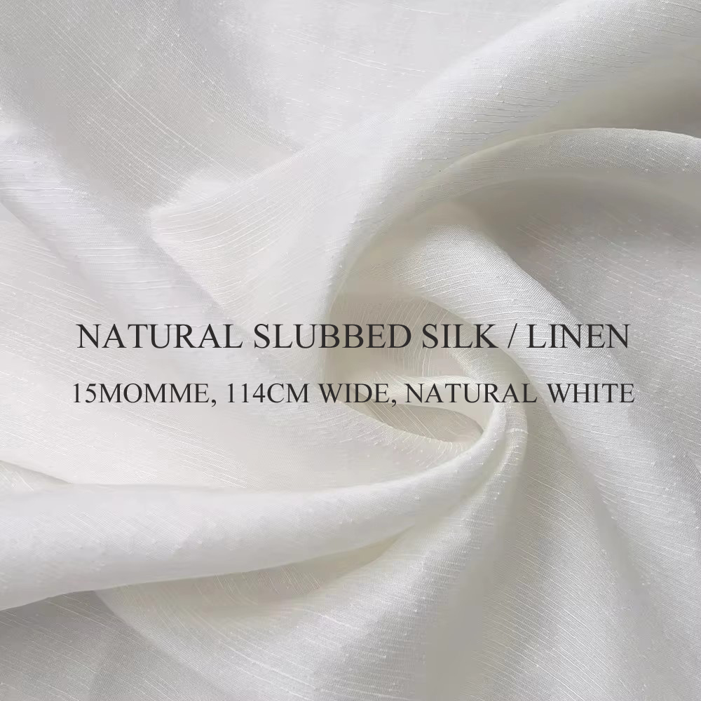Linen Fabric Natural - Tessuto in Seta di Gelso e