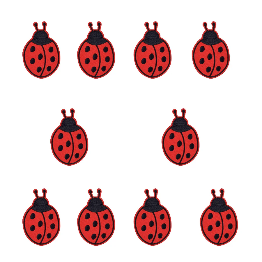 Embroidery Lady Bug - Toppe E Stemmi per I Vestiti