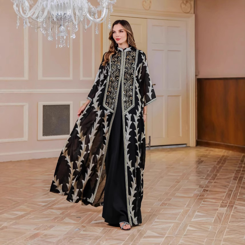 Embroidery Arabic - Abito da Donna per l'Eid, Abaya