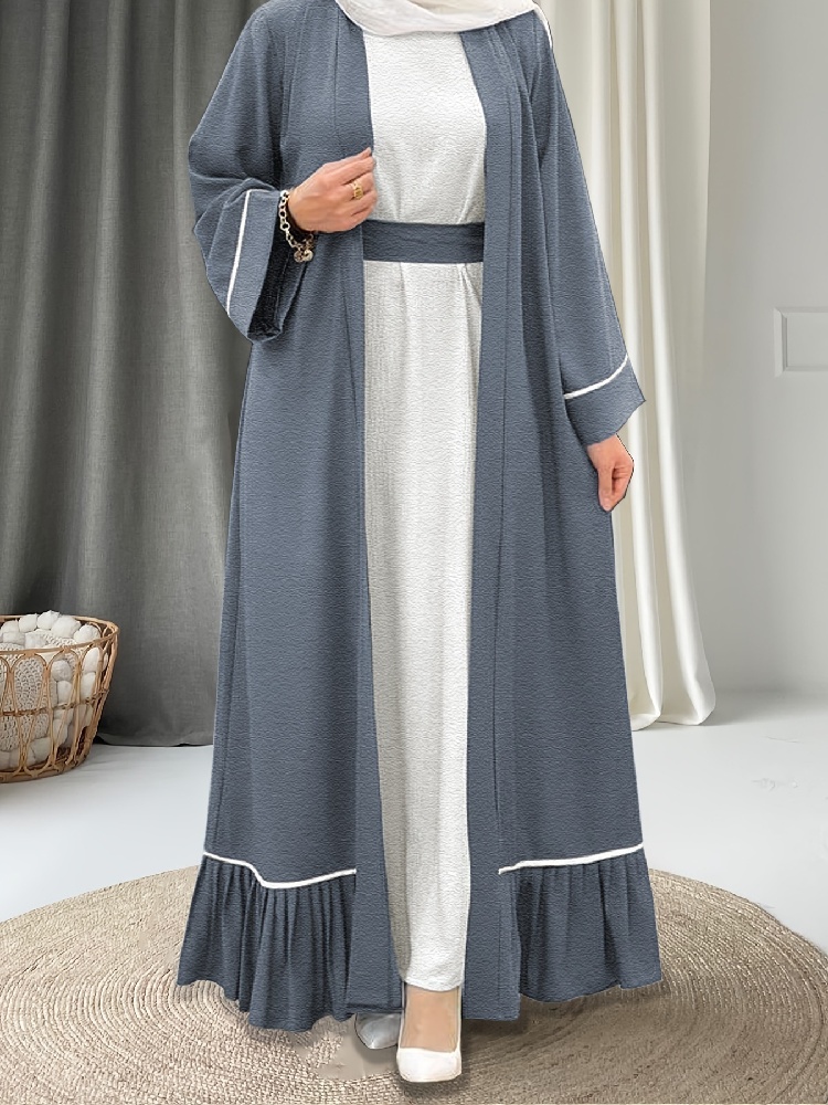 Embroidery Kebaya - Kimono aperto Abaya Damen Dubai Islam