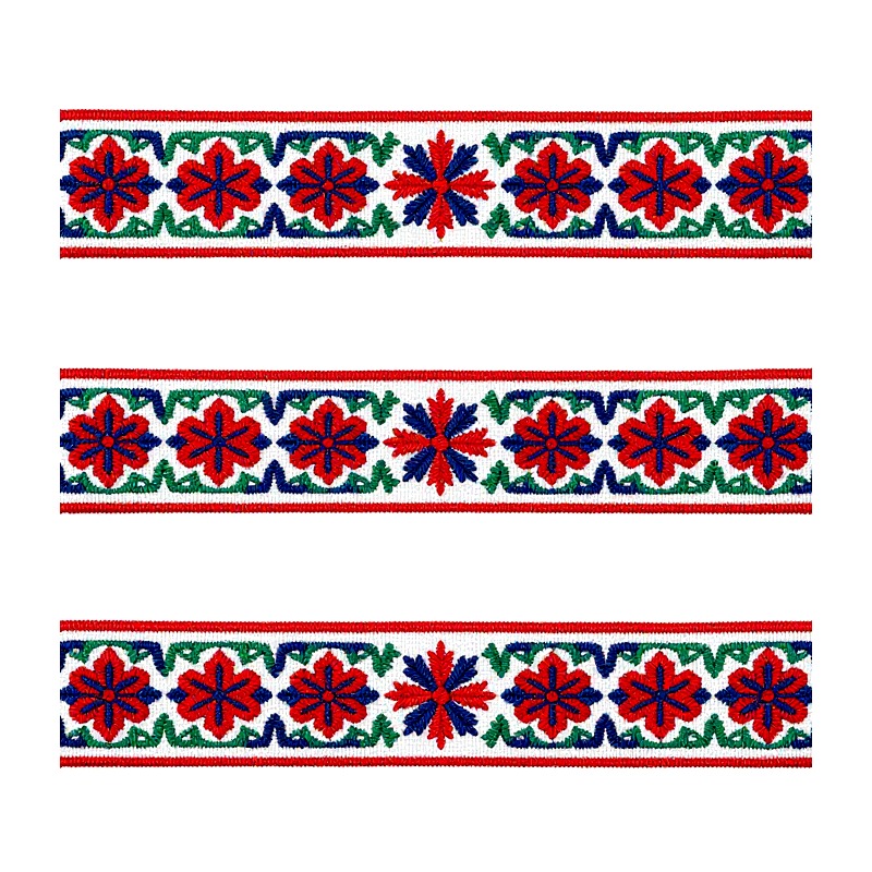 Embroidery Patches - Vinile Termotrasferibile per Ricamo Folk, Patch