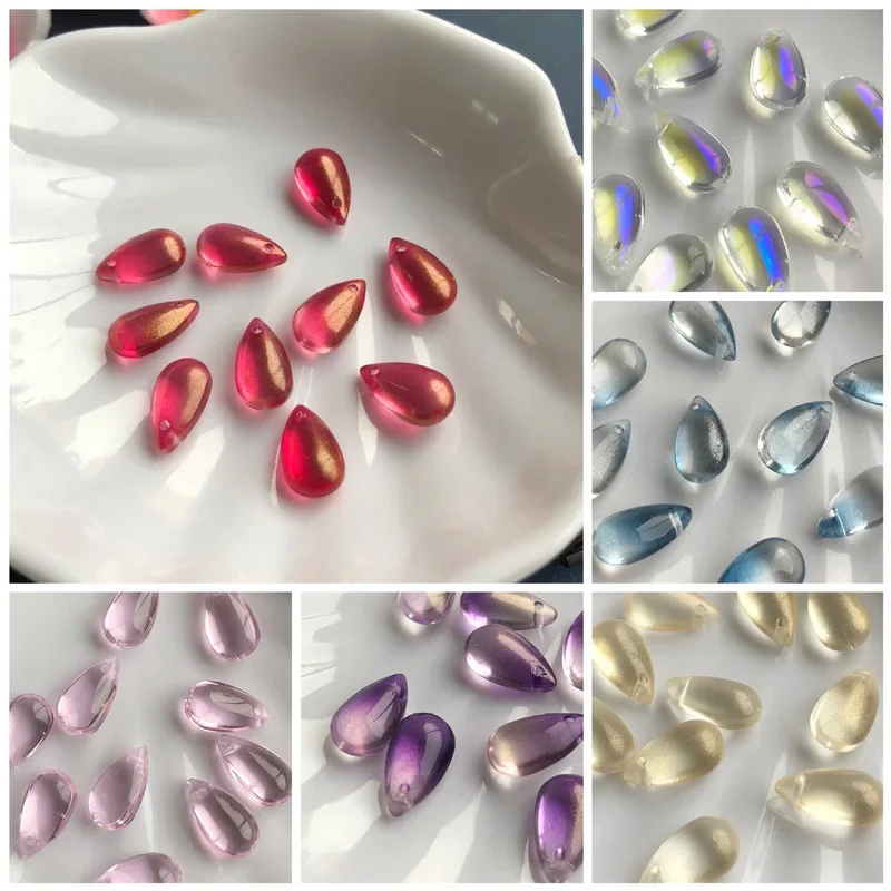 Embroidery Glass Beads - 20 pz Perline in Vetro Lampwork