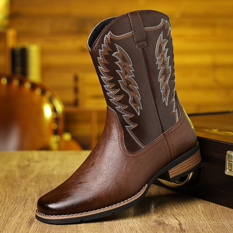 Stivali da Cowboy da Uomo con  - Embroidery Stitch recensione e prezzo