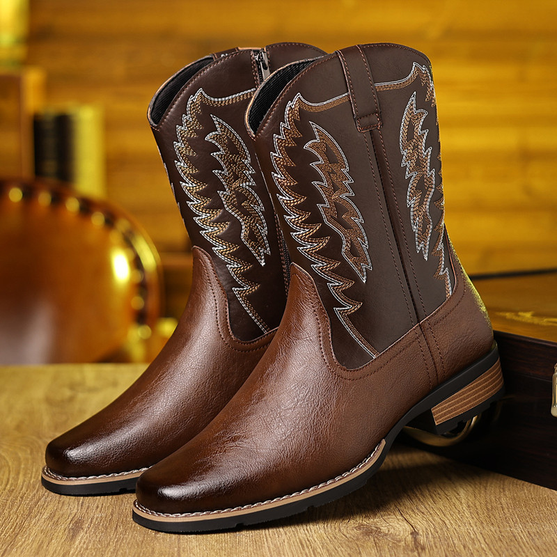 Stivali da Cowboy da Uomo con  - Embroidery Stitch recensione e prezzo