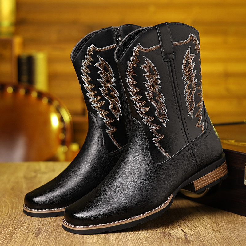 Stivali da Cowboy da Uomo con  - Embroidery Stitch recensione e prezzo