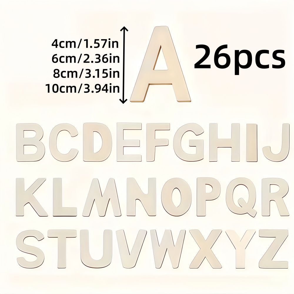 26 Pezzi di Lettere in Legno P - Embroidery Writing recensione e prezzo