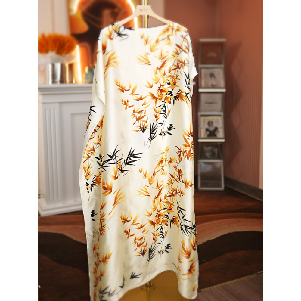2024 Nuovo abito lungo in raso - Embroidery Baju recensione e prezzo
