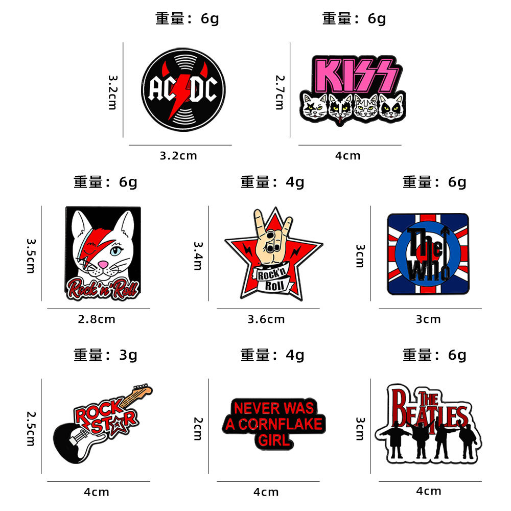 Distintivi con logo delle band - Embroidery Kiss recensione e prezzo