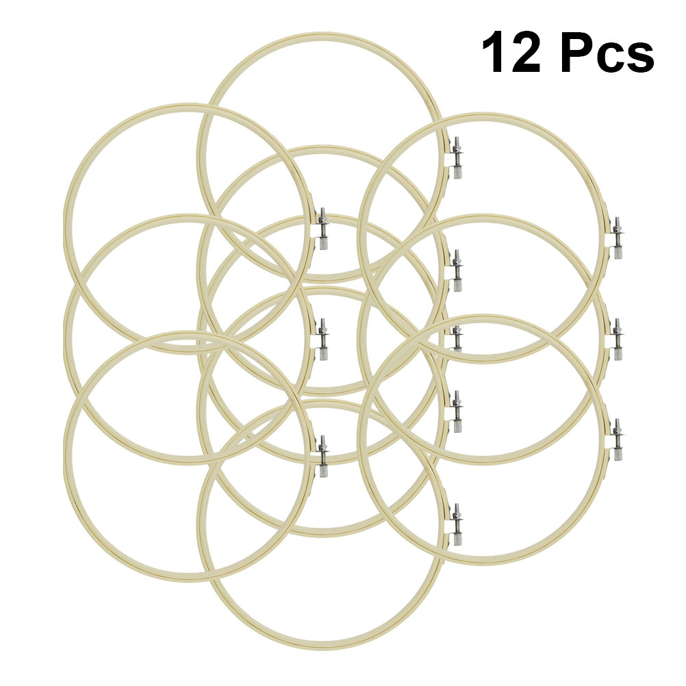 Set di 12 Cerchi da Ricamo in  - Embroidery And Quilting recensione e prezzo