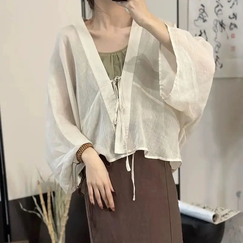 Cardigan estivo 2026 di alta g - Linen Fabric Natural recensione e prezzo