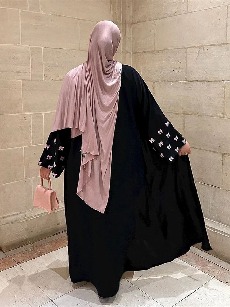 Ramadan Cuore Nero Abaya Damen - Embroidery Kebaya recensione e prezzo