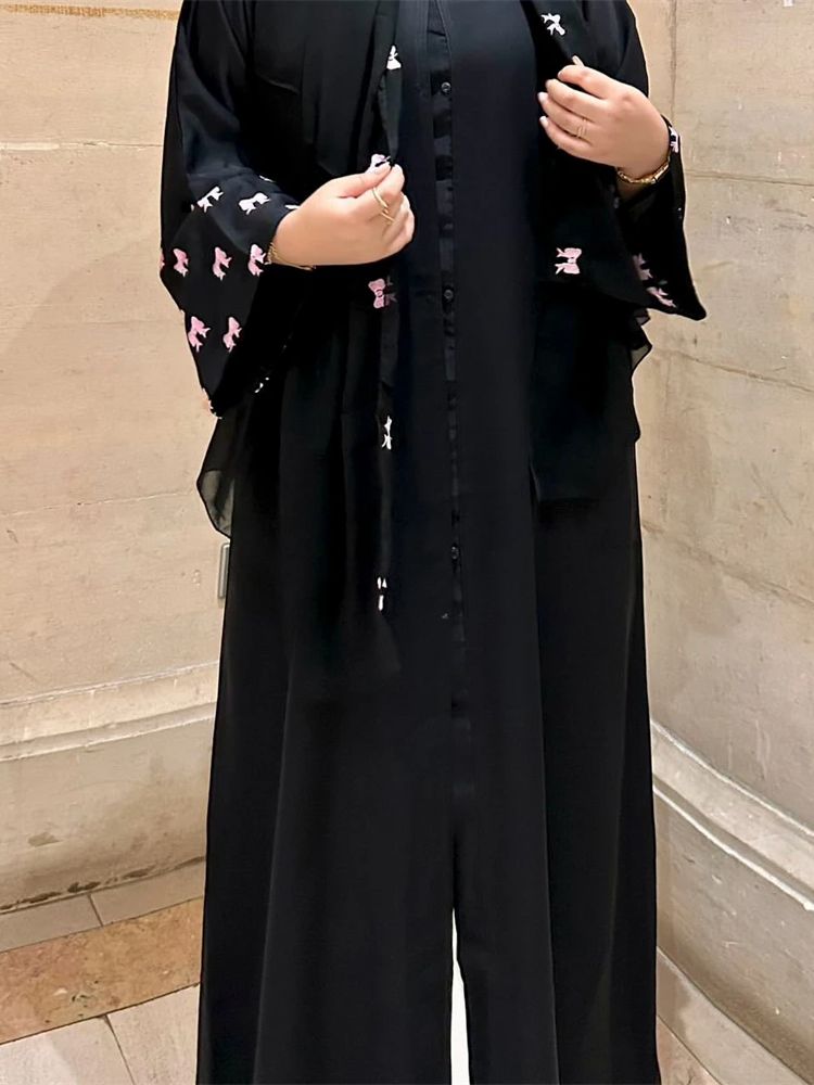 Ramadan Cuore Nero Abaya Damen - Embroidery Kebaya recensione e prezzo