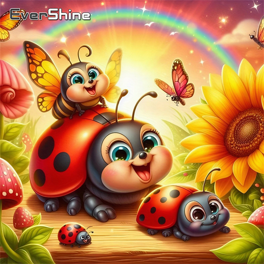 Mosaico Diamante Evershine Coc - Embroidery Lady Bug recensione e prezzo