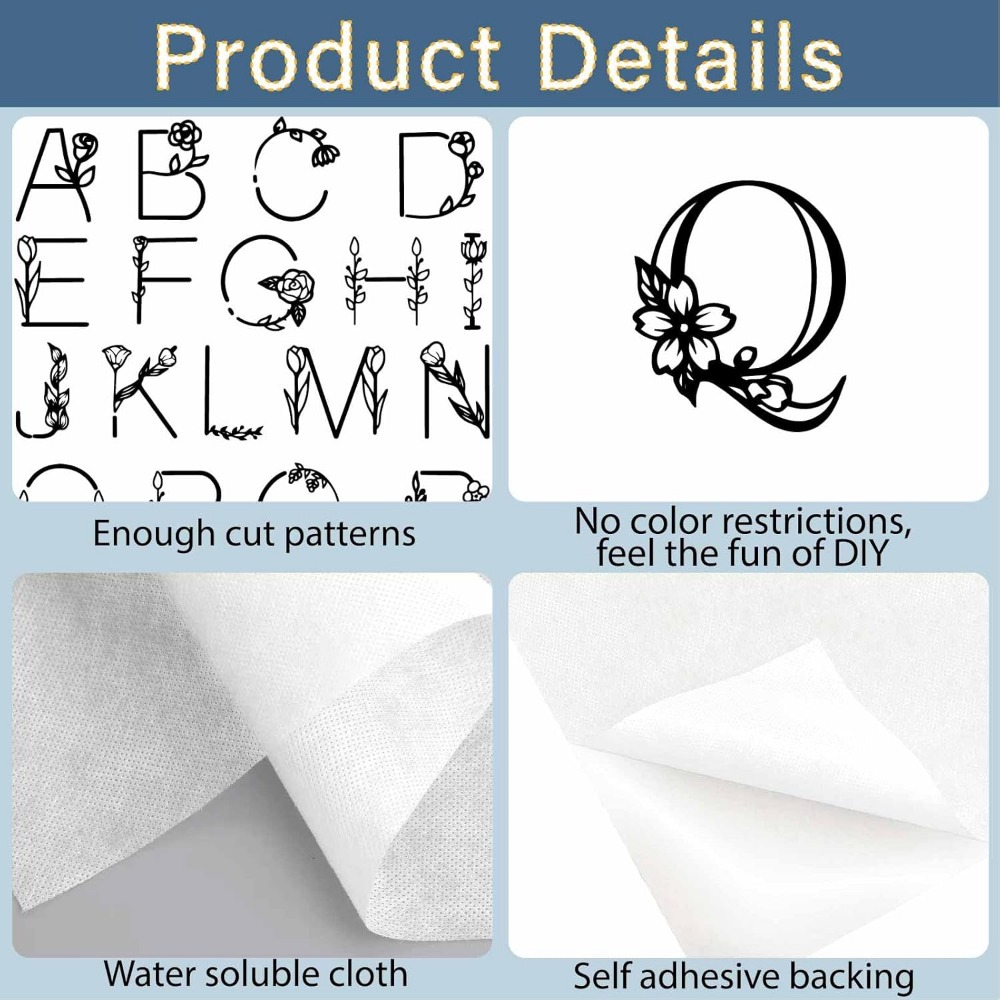 Lettera AZ Stabilizzatori per  - Embroidery Stitch recensione e prezzo
