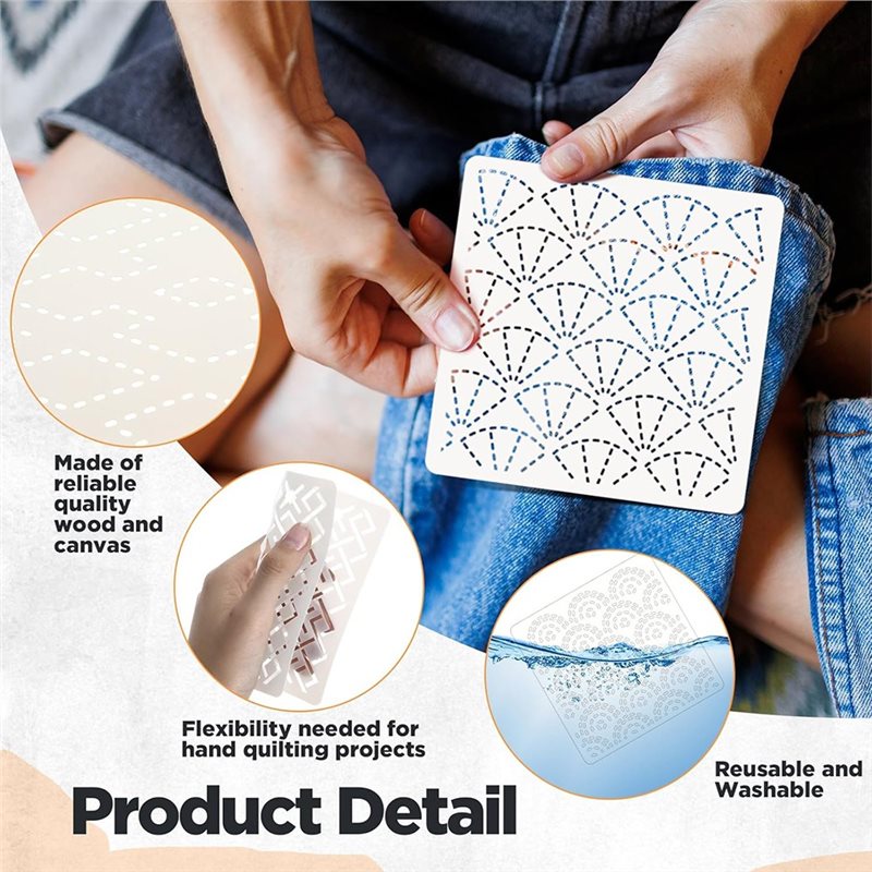 ABBP-30 Pezzi di stencil con m - Embroidery X Pattern recensione e prezzo