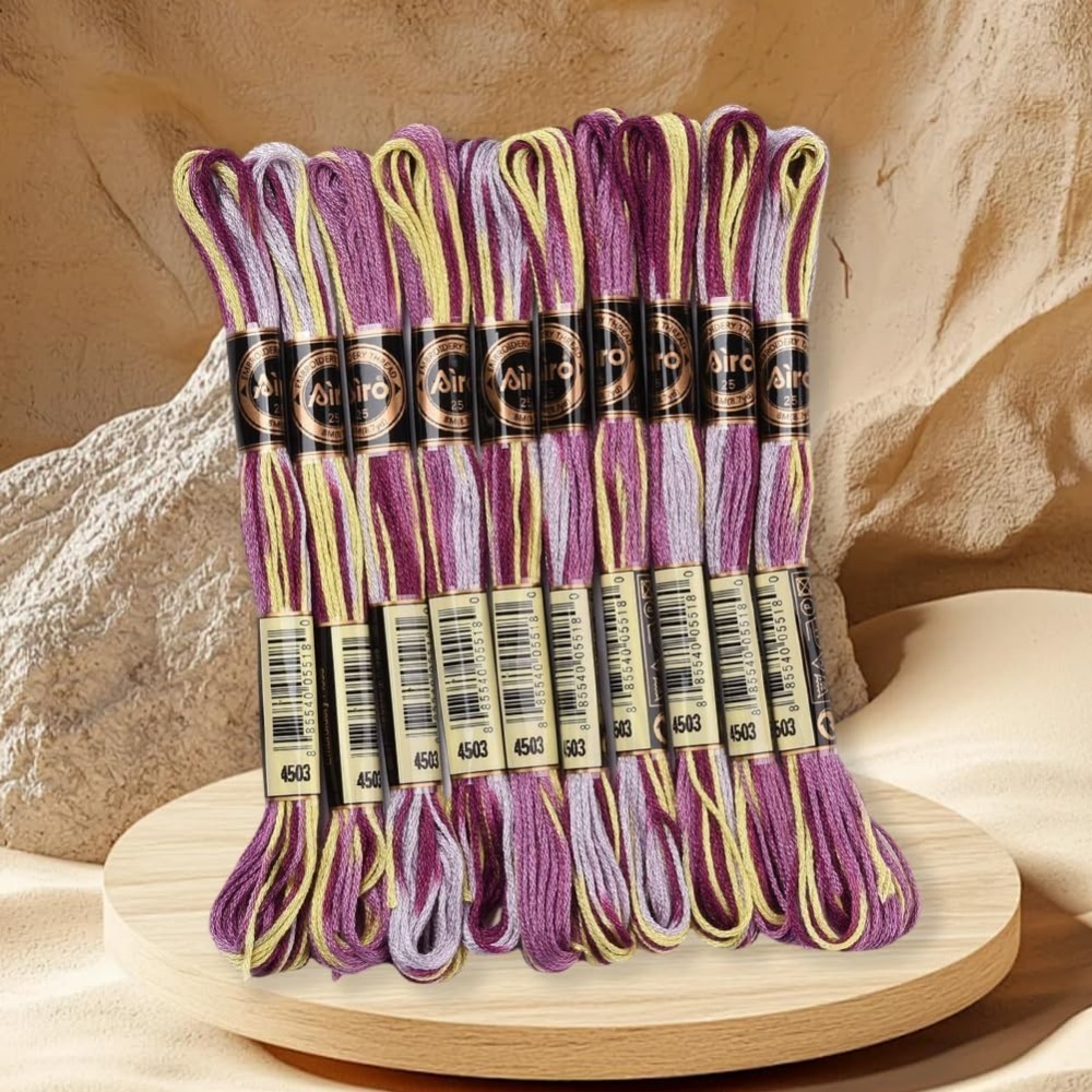 6 fili viola filo da ricamo va - Embroidery Stitch recensione e prezzo