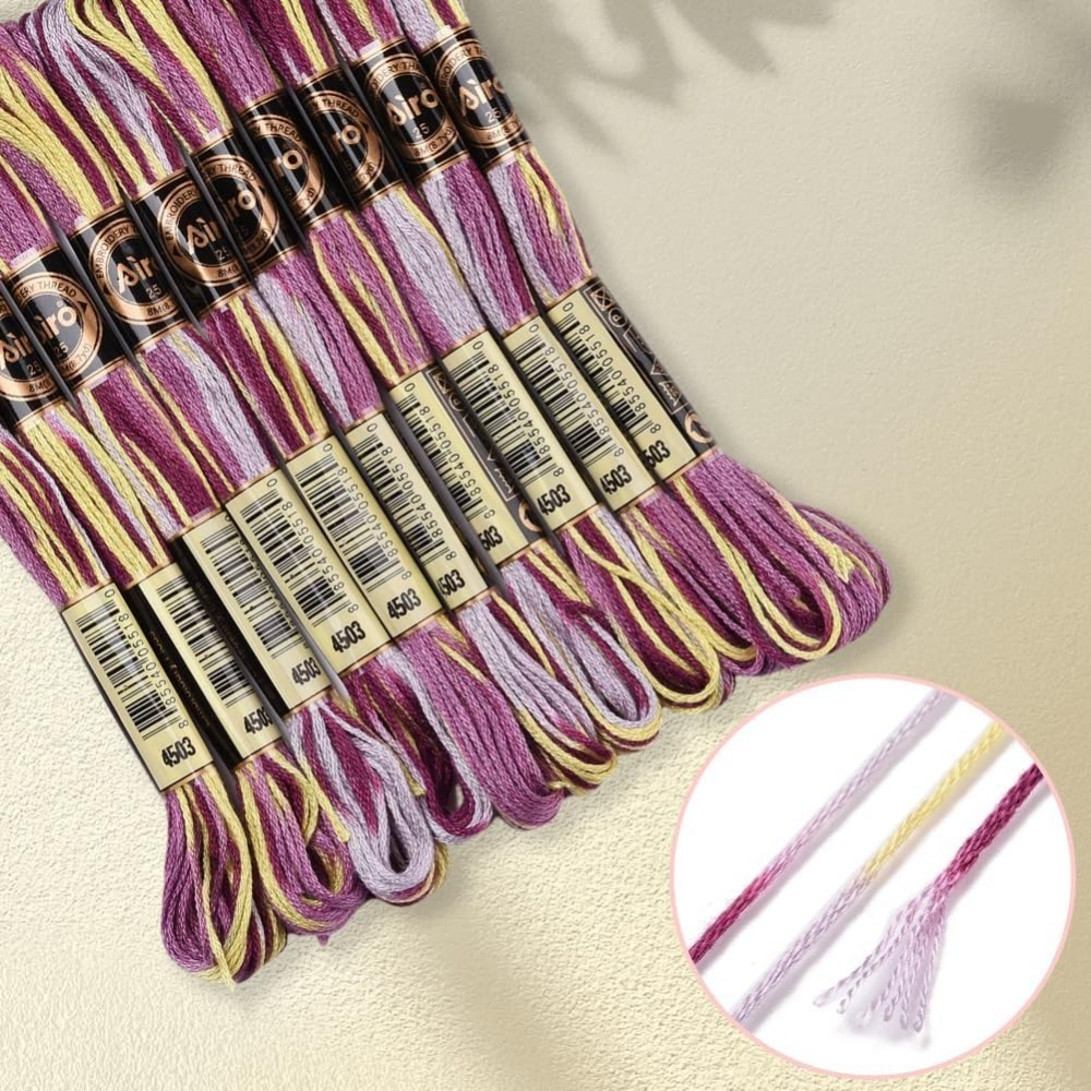 6 fili viola filo da ricamo va - Embroidery Stitch recensione e prezzo