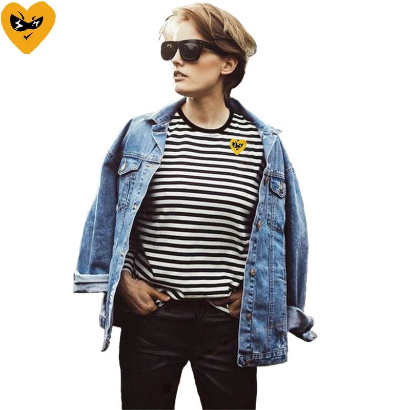 Break Egg T-shirt a righe da d - Embroidery Egg recensione e prezzo