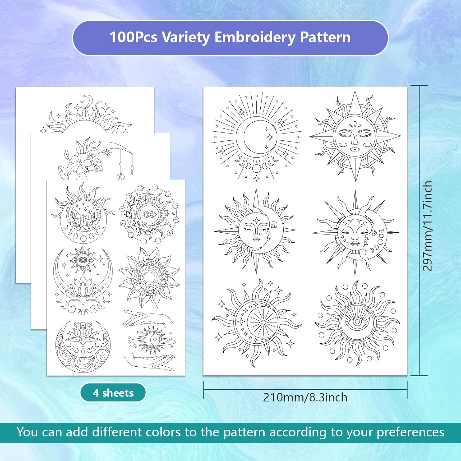 Adesivi trasferibili con motiv - Embroidery Meaning recensione e prezzo