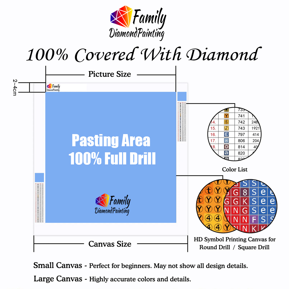Famiglia di pittura diamante p - Embroidery Egg recensione e prezzo