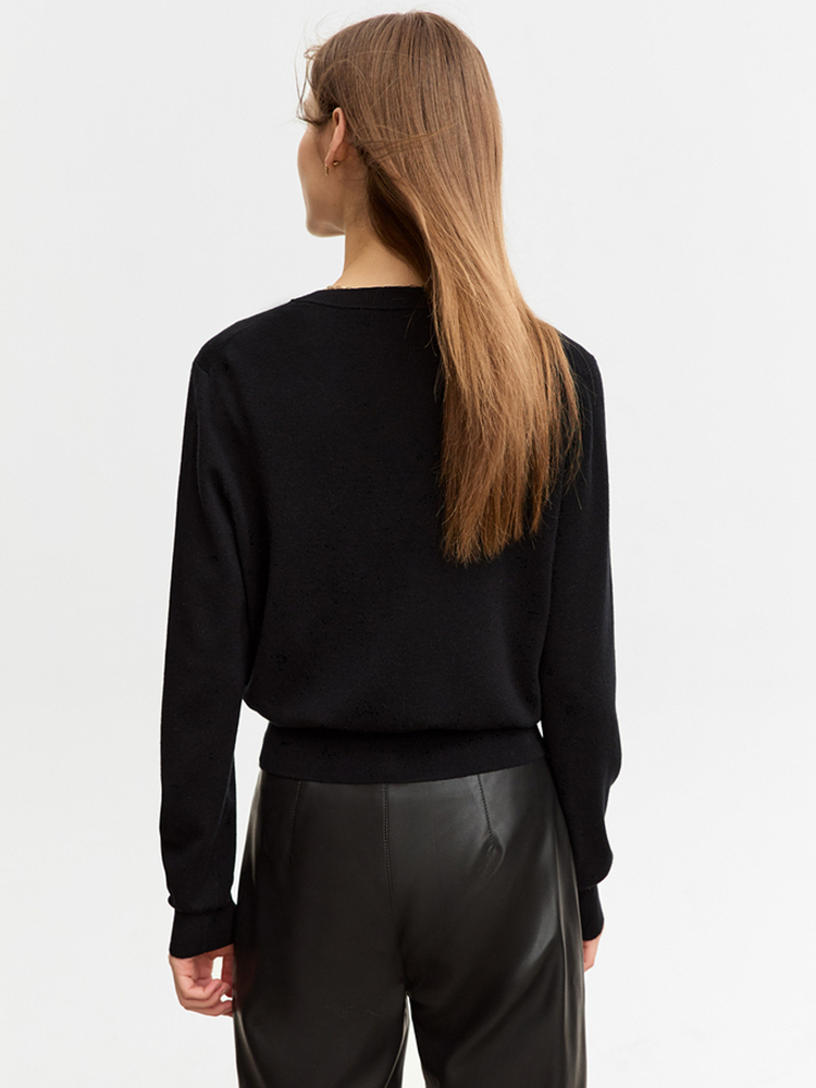Maglione Minimalista in Lana A - Embroidery Lady Bug recensione e prezzo