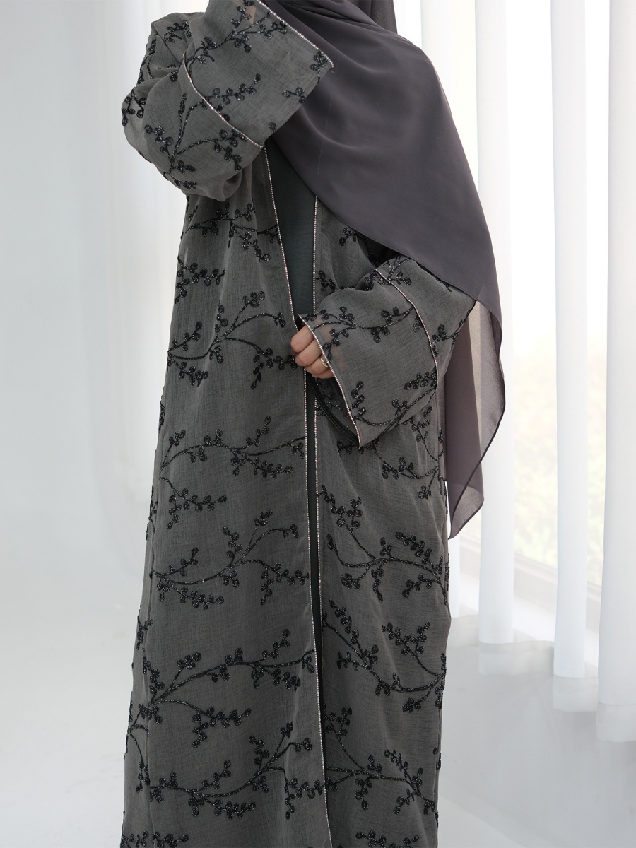 Muslim Women Dubai Abaya Luxur - Embroidery Kebaya recensione e prezzo