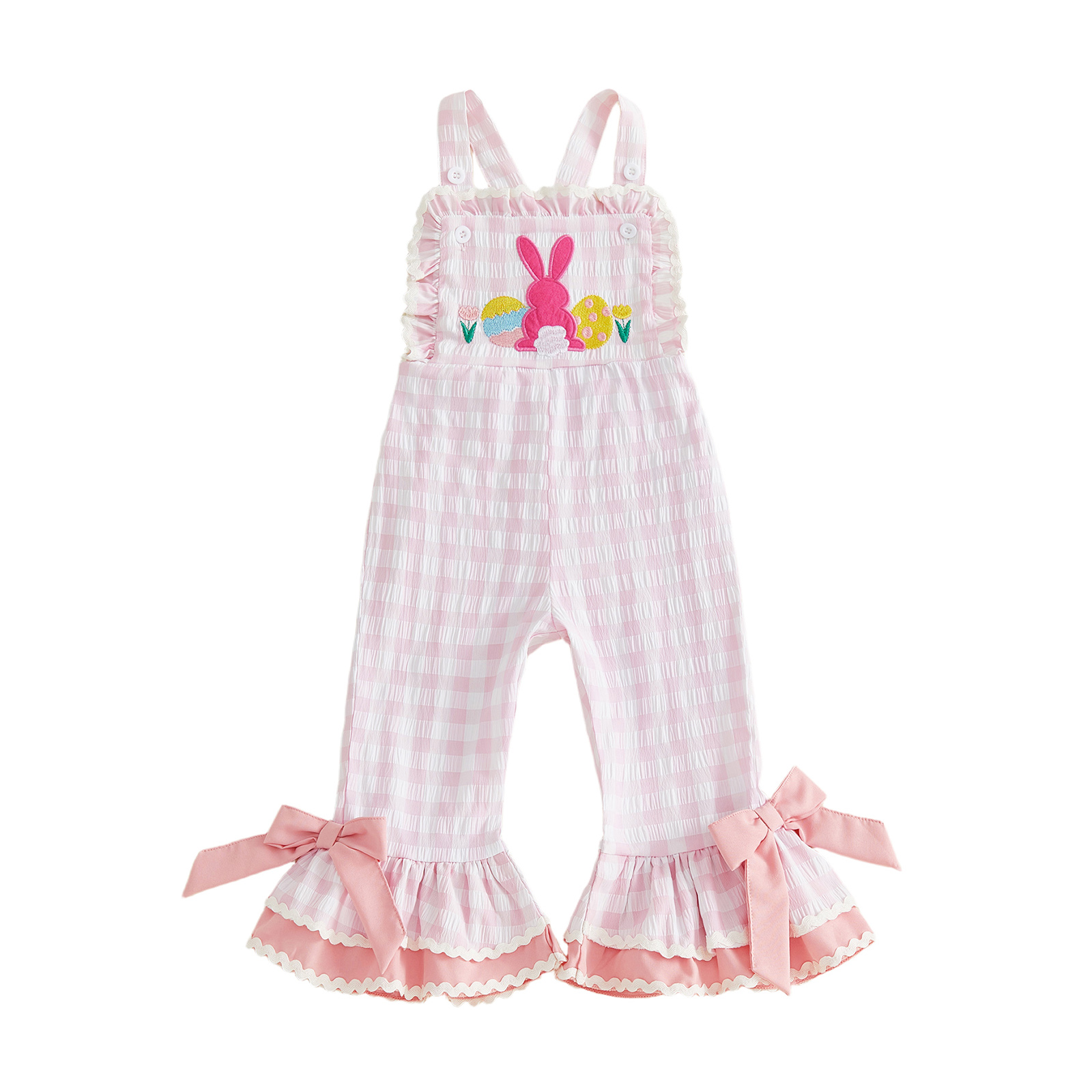 Tuta Salopette a Quadri Senza  - Embroidery Egg recensione e prezzo