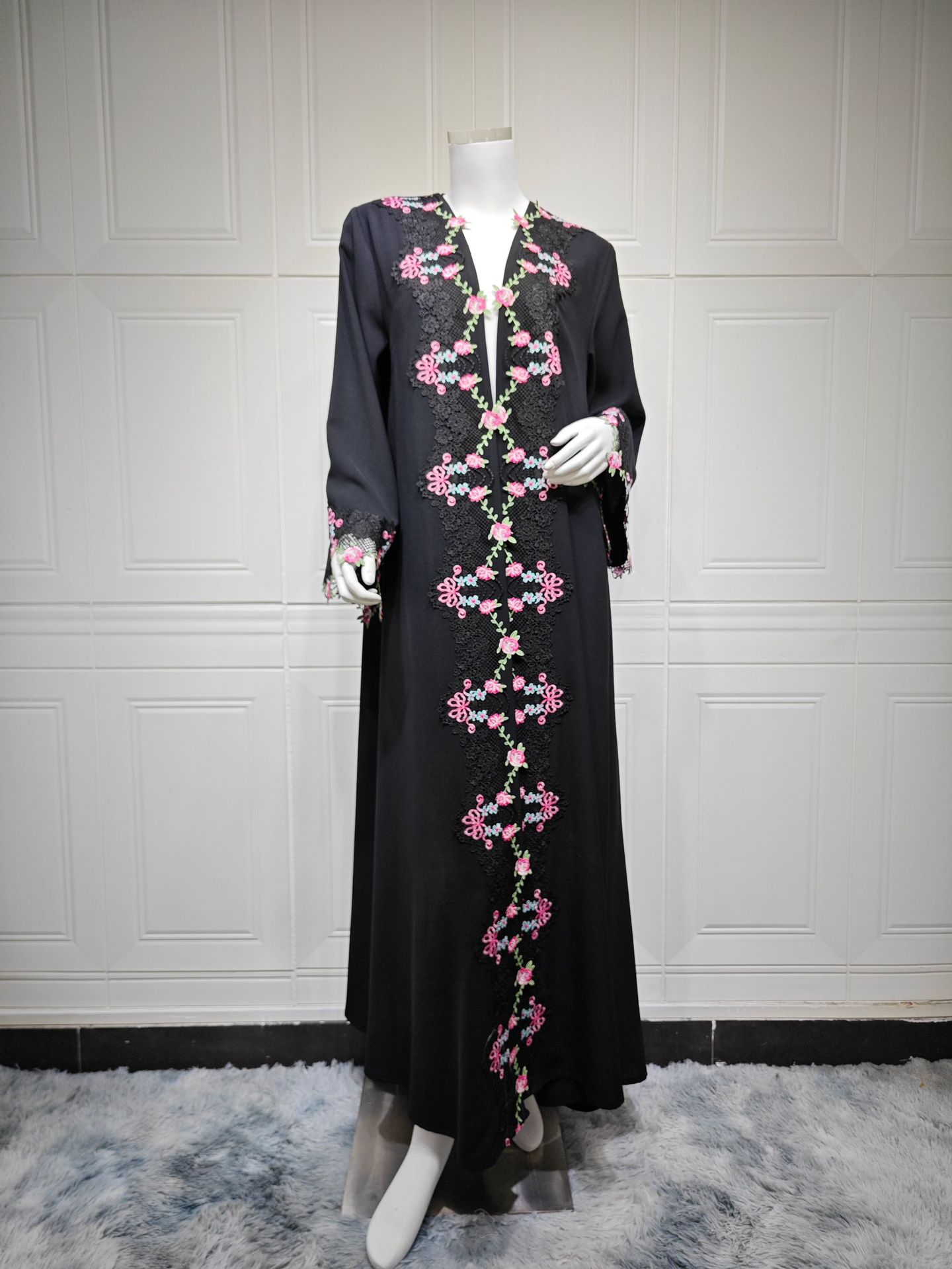 Nuovo Abito Lungo Estivo Nero  - Embroidery Arabic recensione e prezzo