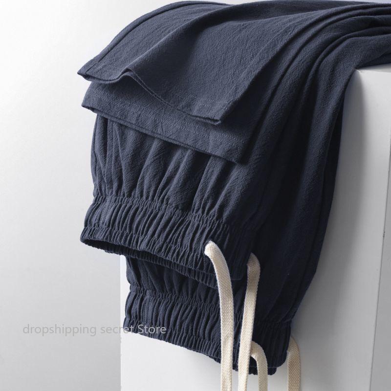 Pantaloni sportivi estivi in p - Linen Fabric Natural recensione e prezzo