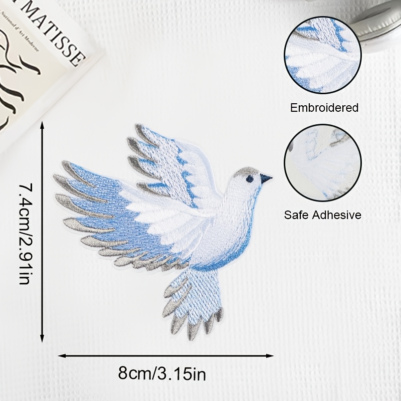 1 toppa ricamata con colomba s - Embroidery Meaning recensione e prezzo