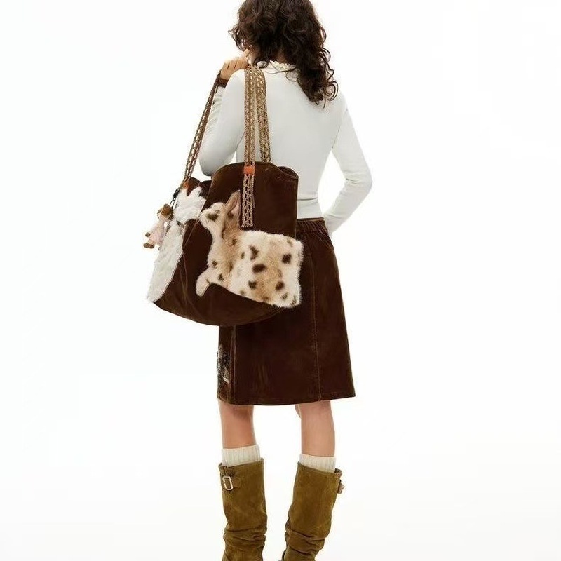 Borsa tote da donna con motivo - Embroidery Texture recensione e prezzo