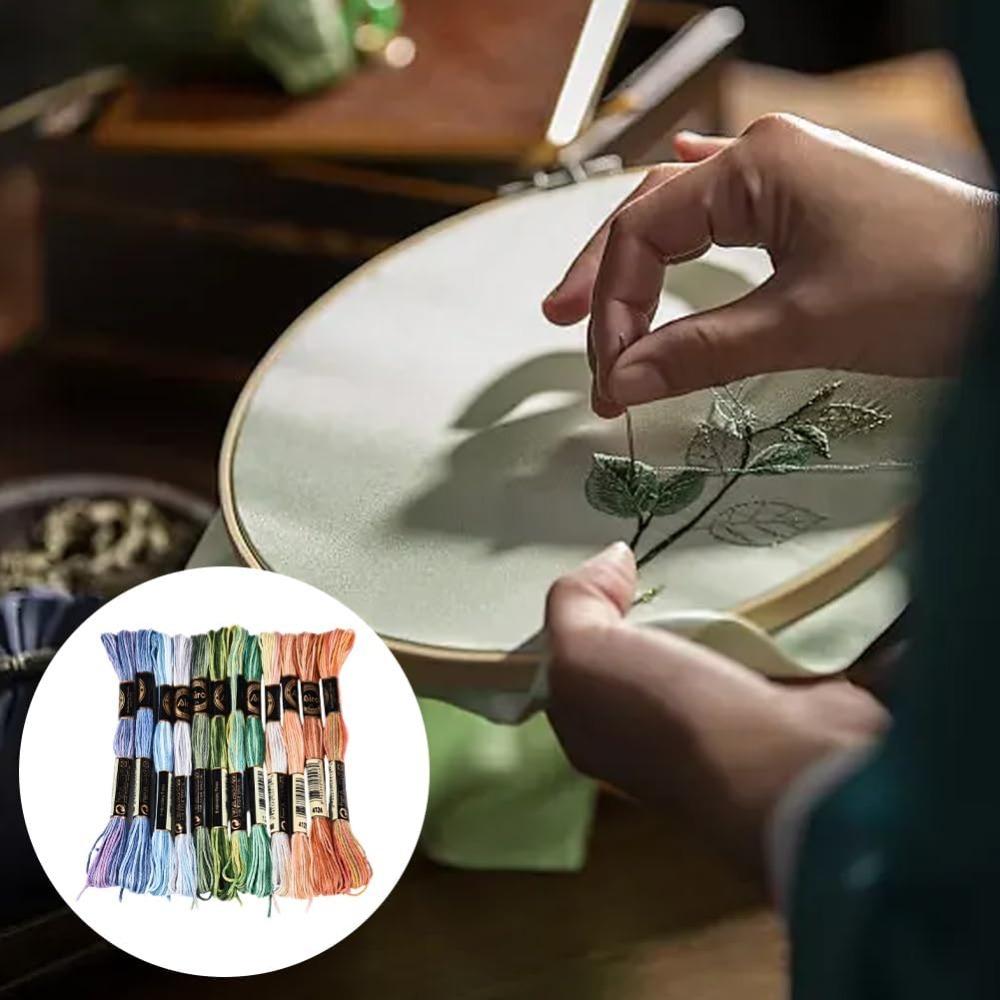12 Gomitoli 105 Iarde Filo da  - Embroidery Stitch recensione e prezzo