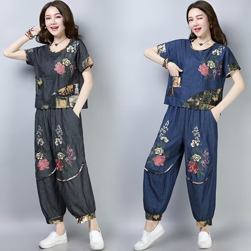 Completo da donna taglie forti - Embroidery In The Piece recensione e prezzo