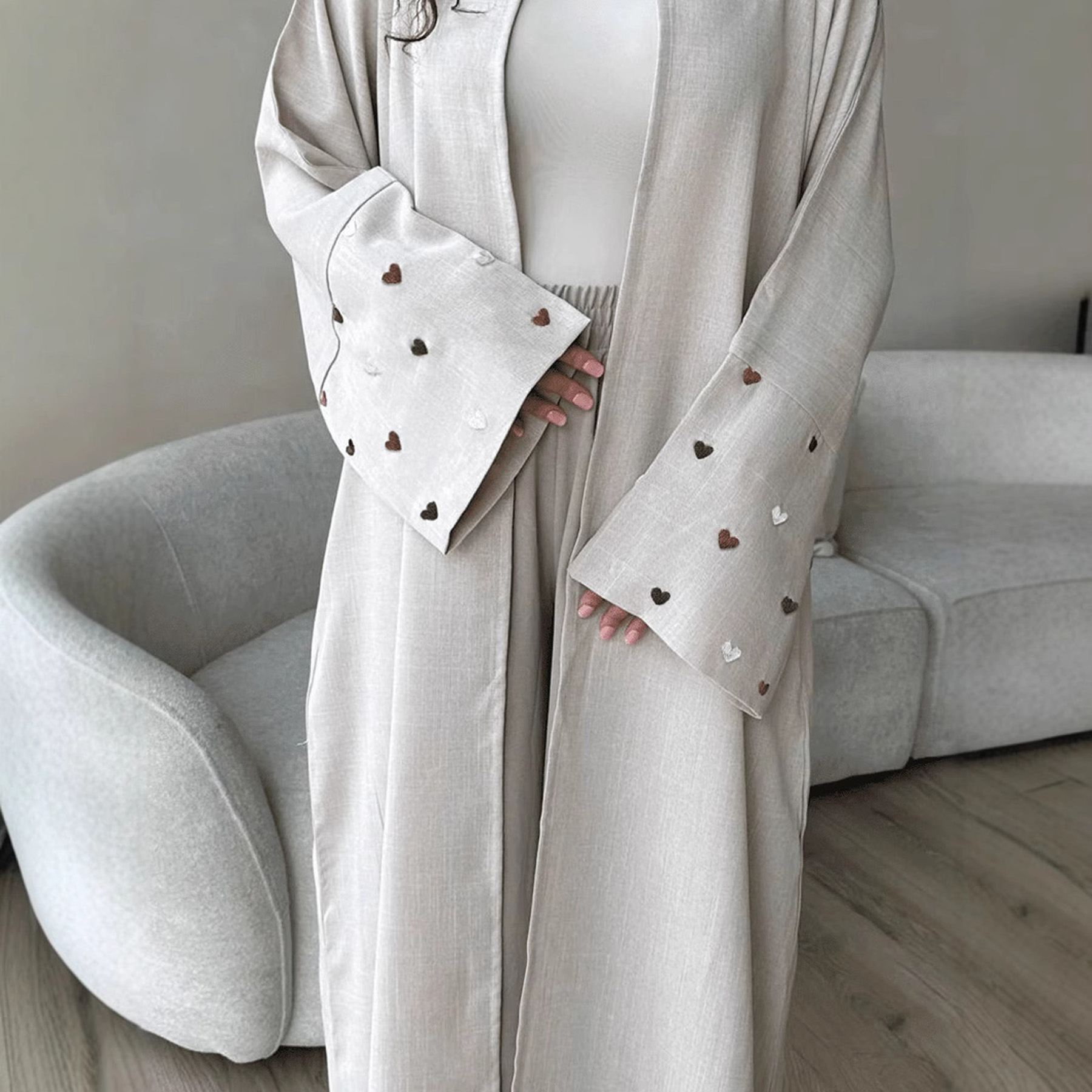 Donna Amore Cuore Ricamo Abaya - Embroidery Arabic recensione e prezzo
