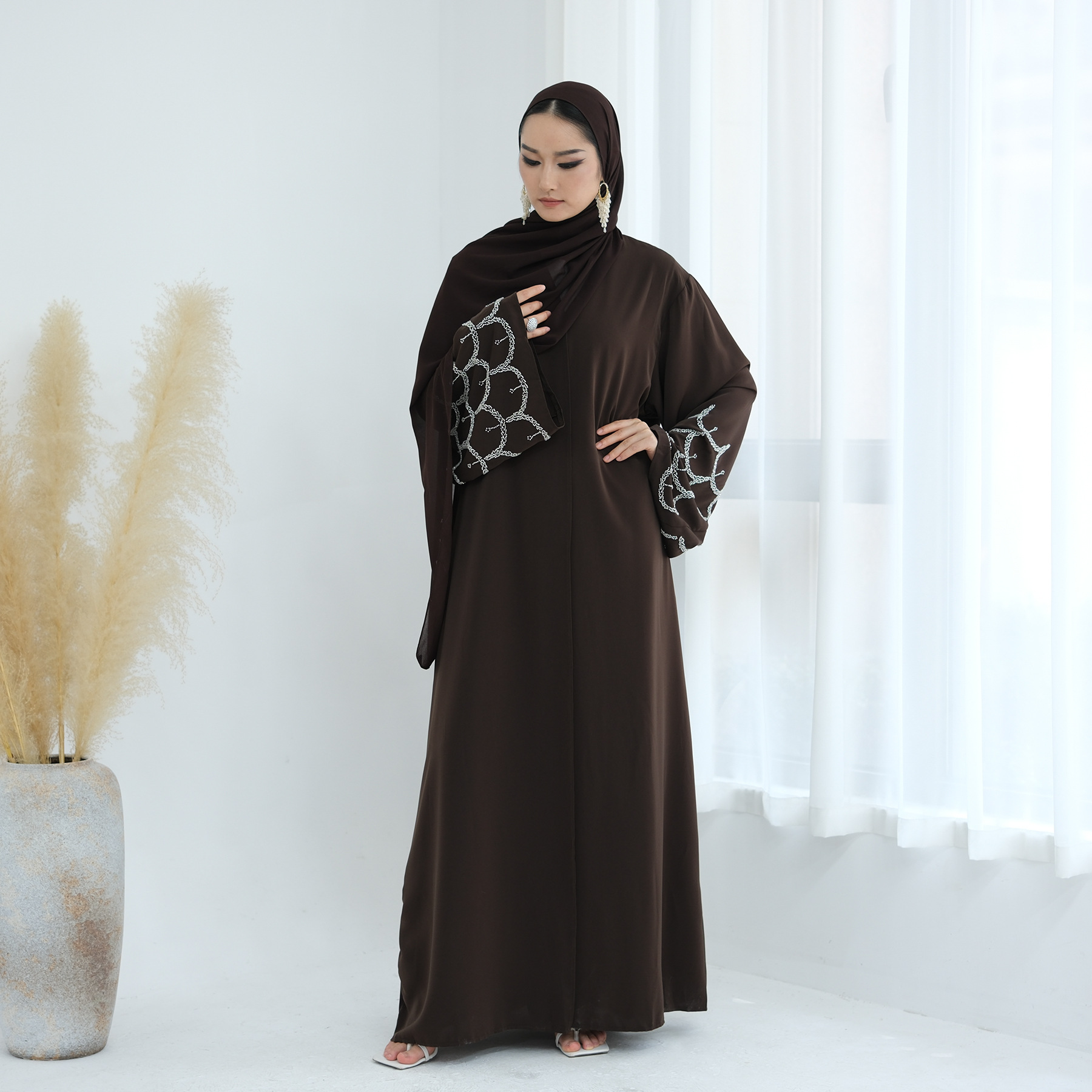 Abito da donna ricamato, Abaya - Embroidery Arabic recensione e prezzo