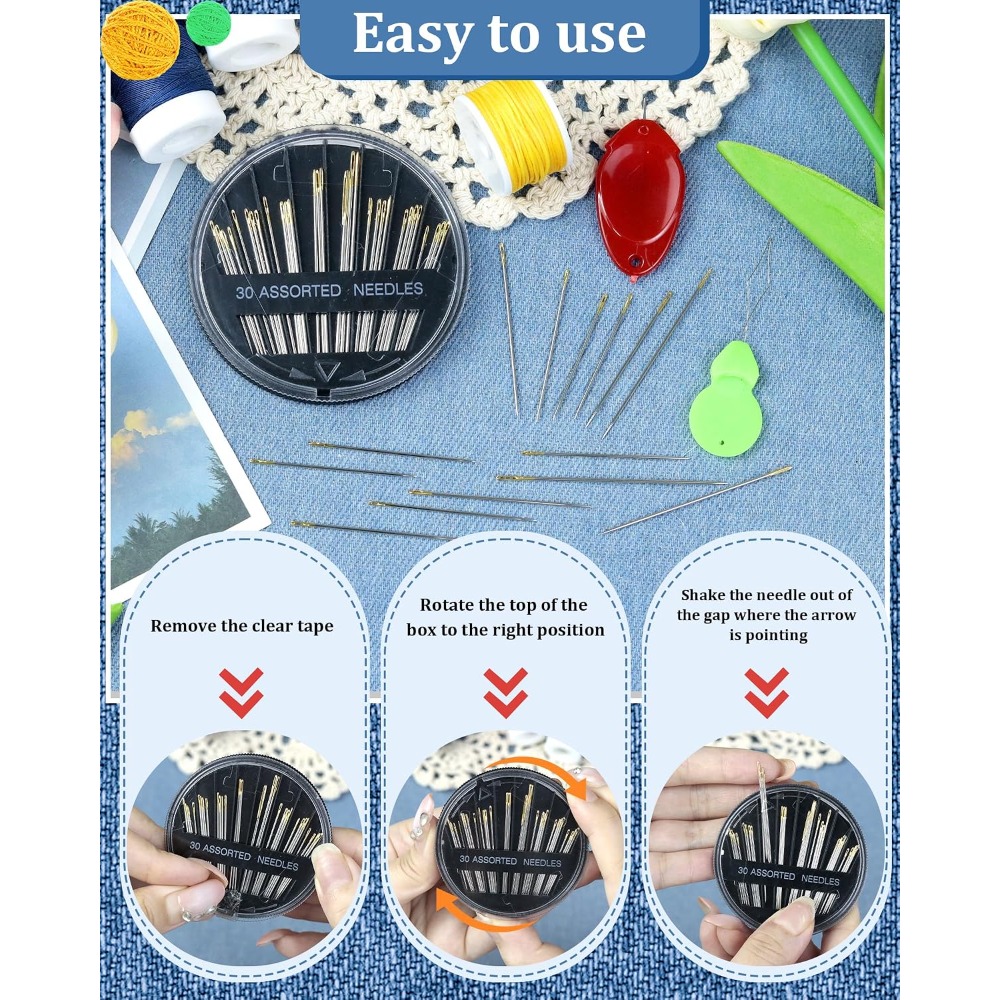 Set di 30 Aghi da Cucito in Ac - Embroidery And Quilting recensione e prezzo