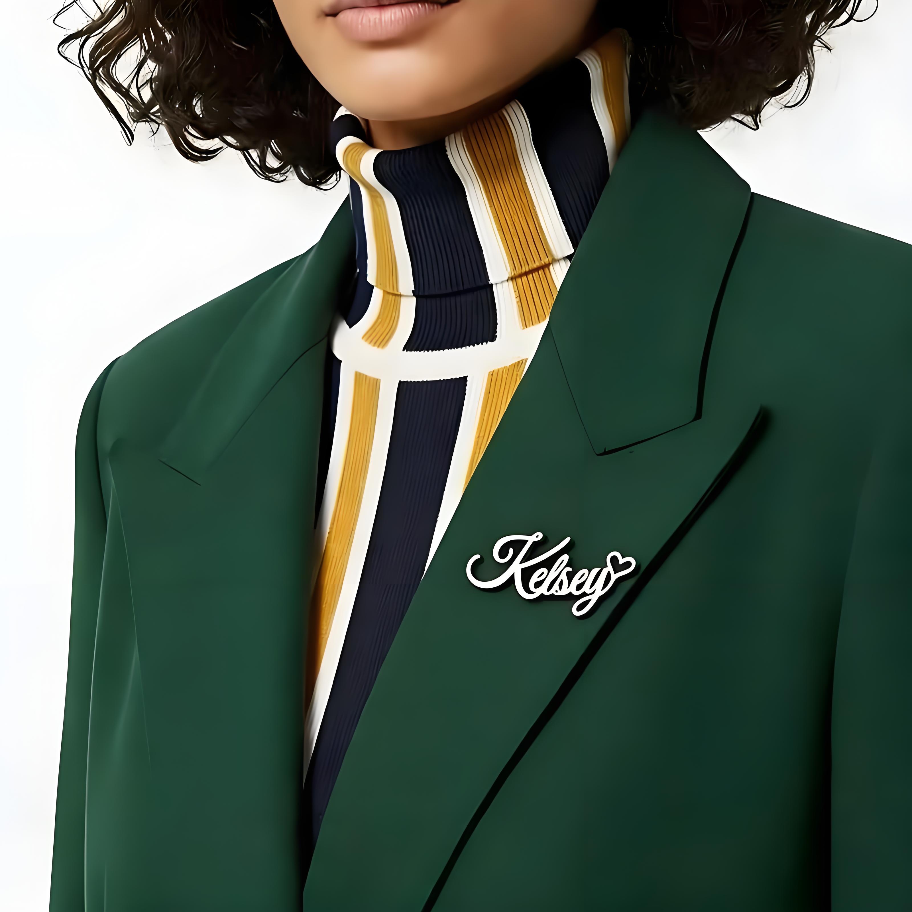 Spilla Personalizzata con Nome - Embroidery Texture recensione e prezzo