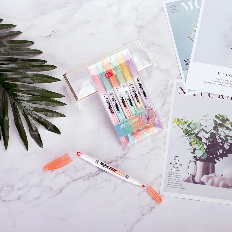 6 colori/Set evidenziatore con - Stabilo Marker Boss recensione e prezzo
