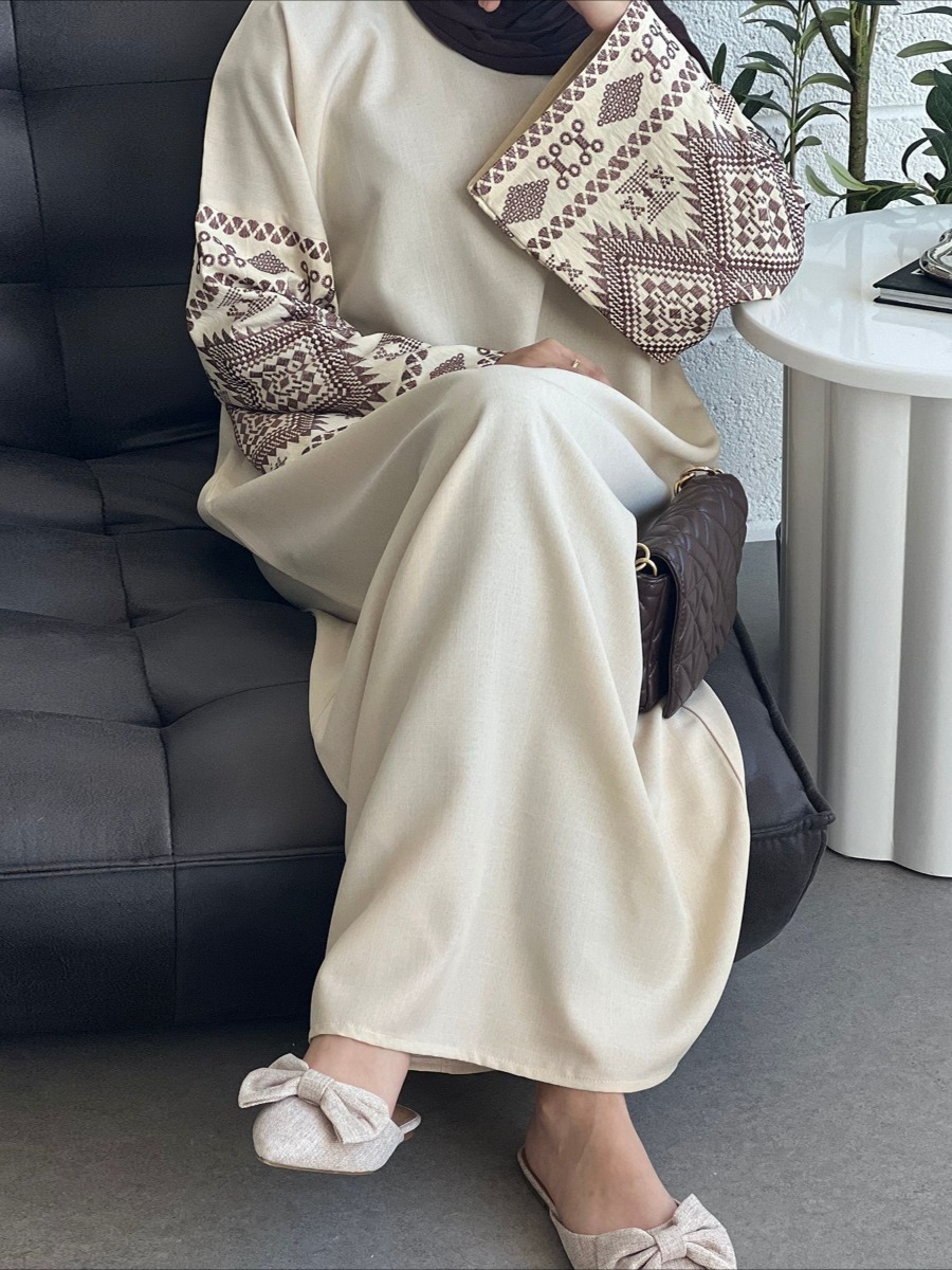 Eid Abaya musulmano per le don - Embroidery Arabic recensione e prezzo