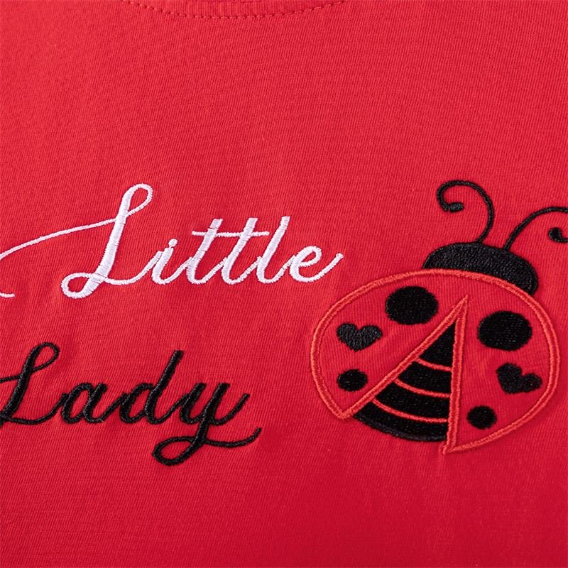 Abiti da ragazza a maniche cor - Embroidery Lady Bug recensione e prezzo