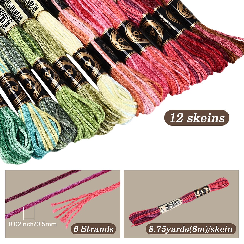 105 Iarde di Filo per Ricamo a - Embroidery Stitch recensione e prezzo