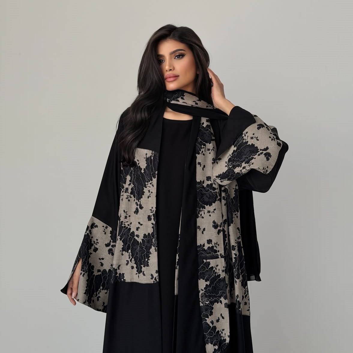 Set di 2 Pezzi Abaya Hijab per - Embroidery Arabic recensione e prezzo