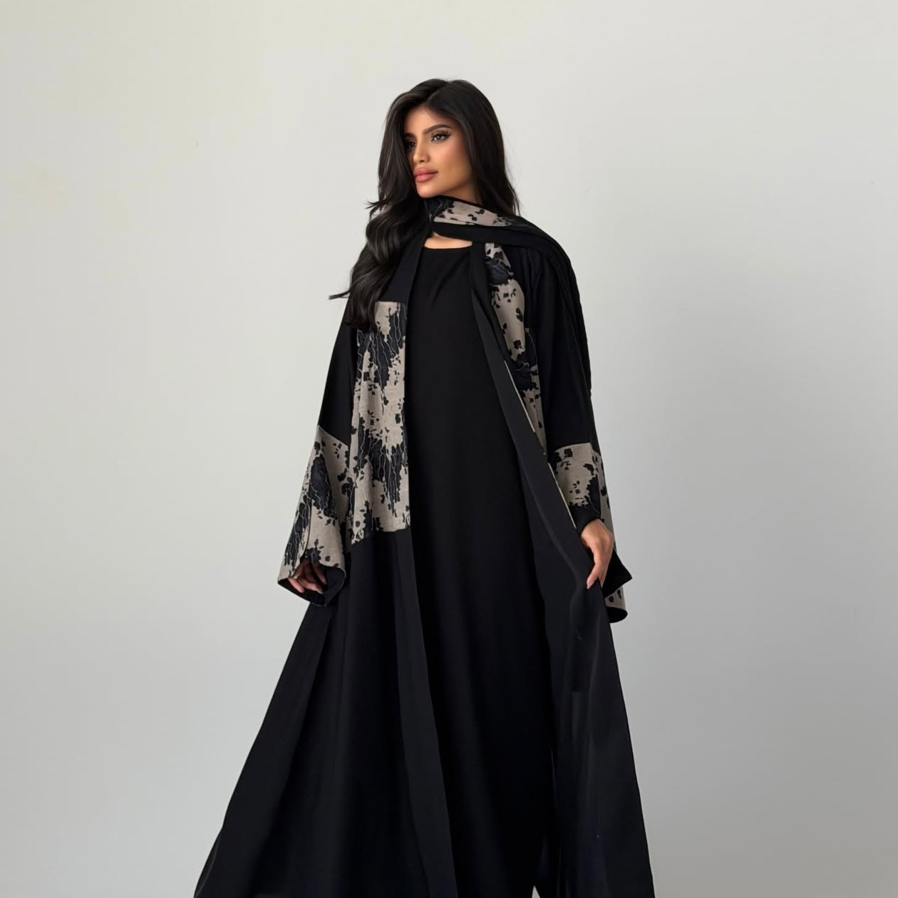 Set di 2 Pezzi Abaya Hijab per - Embroidery Arabic recensione e prezzo