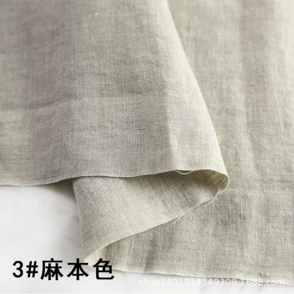 Tessuti in Lino Puro al 100% e - Linen Fabric Natural recensione e prezzo