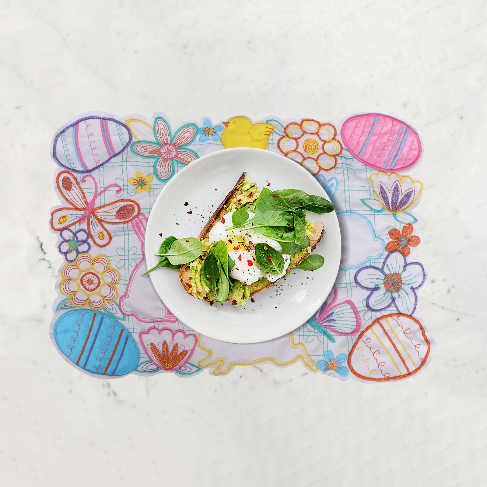 Tovaglietta Pasquale a Forma d - Embroidery Egg recensione e prezzo