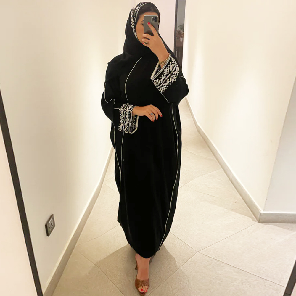 Moda classica ricamata Abaya H - Embroidery Arabic recensione e prezzo
